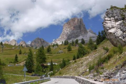 Dolomiten 2015  4Tagestour vom 30.07. - 02.08.2015 zum Pässefahren in die Dolomiten 